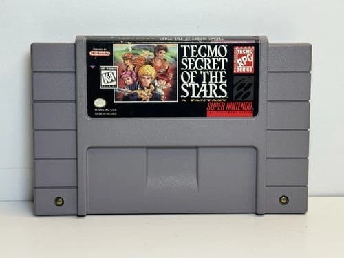 Tecmo Secret of the Stars (Super Nintendo SNES, 1995) Authentic Game Only Tested