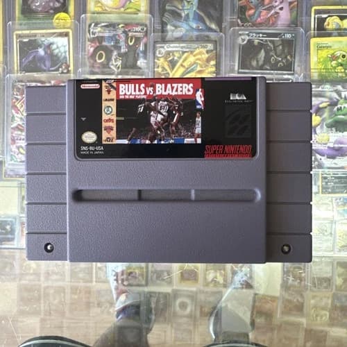 Bulls Vs Blazers - Authentic Super Nintendo Game SNES