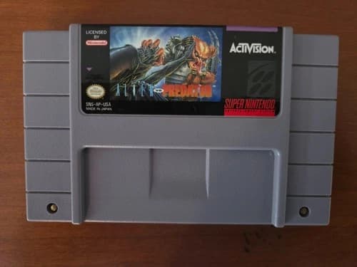 ALIEN VS PREDATOR for Super Nintendo SNES. Authentic and Tested. VGC