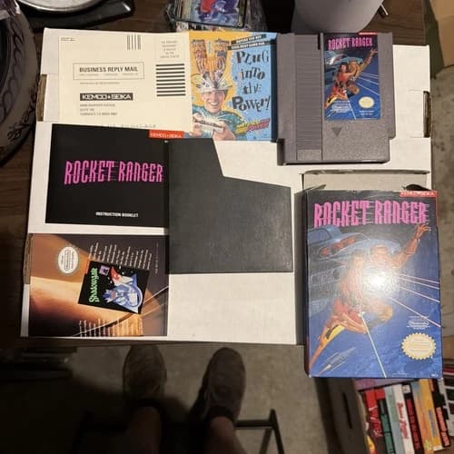 NES Nintendo - Rocket Ranger - CIB Complete in Box w/ All Inserts - Tested Works