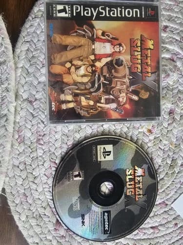 Metal Slug X (Sony PlayStation 1 PS1, 2001) CIB Complete Tested Working