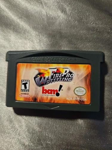 Fire Pro Wrestling Game Boy Advanced GBA Authentic Cartridge (Tested & Working)