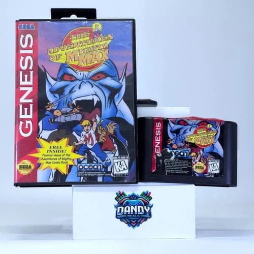 Adventures of Mighty Max Authentic, Tested - Sega Genesis
