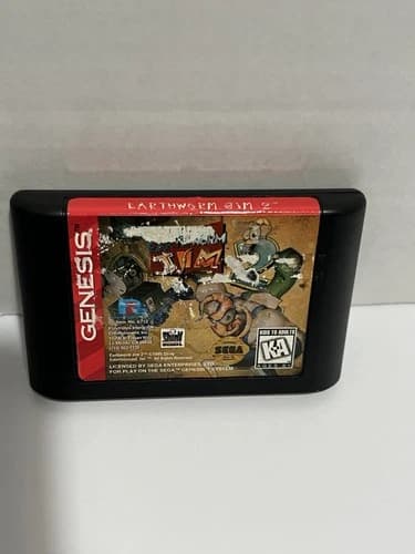 Earthworm Jim 2 - Sega Genesis Tested & Working