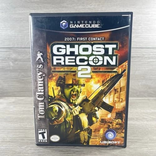 Tom Clancy’s Ghost Recon 2 (Nintendo GameCube, 2004) w/ Registration Card