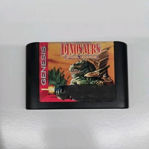 1993 Sega Genesis Dinosaurs For Hire Game Cartridge Only Tested FREE SHIPPING