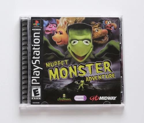 Muppet Monster Adventure (Sony PlayStation 1, 2000) CIB w/ Reg Card PS1
