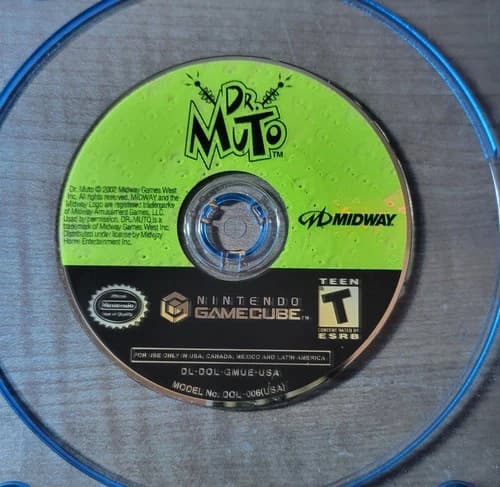 Dr. Muto (Nintendo GameCube) Game Disc Only (Tested)