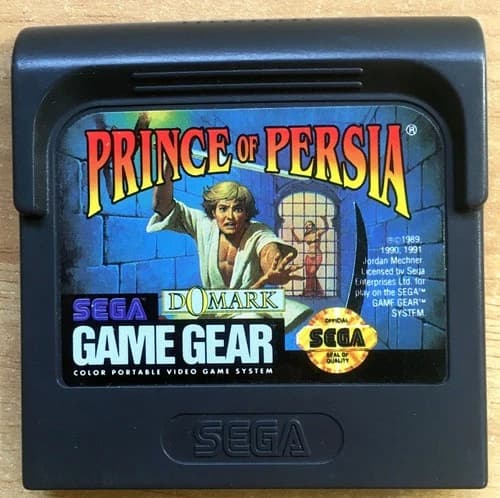 PRINCE OF PERSIA - 100% ORIGINAL SEGA GAME GEAR NTSC USA CARTRIDGE ONLY - POP