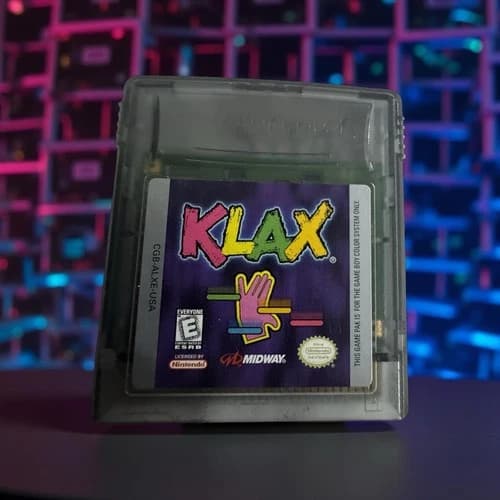 🎮 KLAX – Nintendo Game Boy Color (GBC) – TESTED WORKING – AUTHENTIC MIDWAY