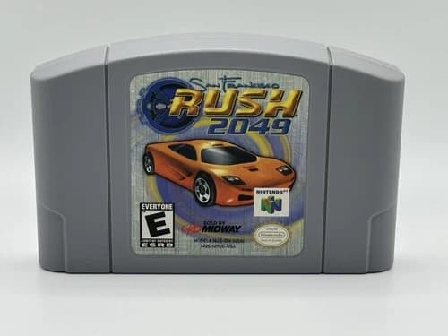 B6 San Francisco Rush 2049 Nintendo 64 2000 Authentic N64 Cartridge Only Tested