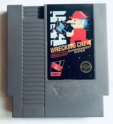 Wrecking Crew Original Nintendo NES Game Cartridge - Tested