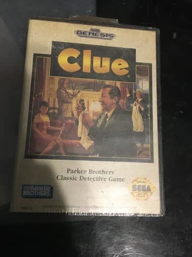 Clue for Sega Genesis - COMPLETE Still in plastic wrapping