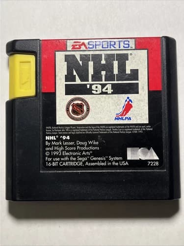 NHL '94 (Sega Genesis, 1993) Authentic GAME Cartridge ONLY