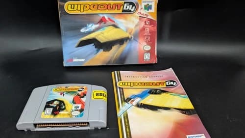 Wipeout 64 - Nintendo 64 N64 - CIB - Authentic, Tested, Working