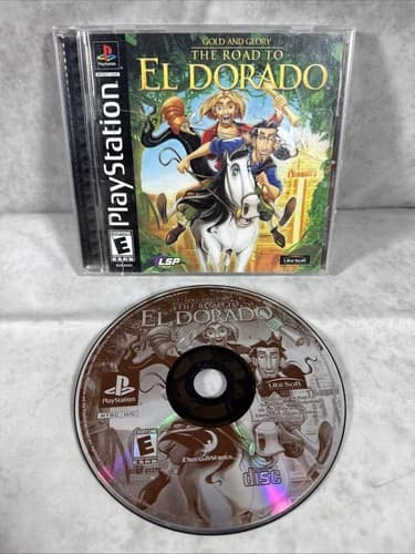 Gold and Glory: The Road to El Dorado for Sony Playstation PS1 - CIB
