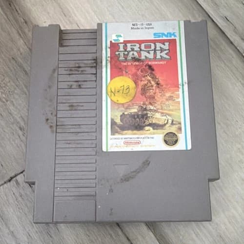 SNK Iron Tank: The Invasion of Normandy NES NTSC-U/C Game Cartridge