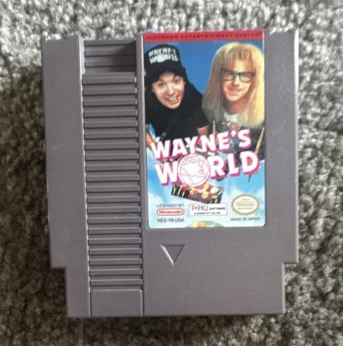 Wayne's World for Nintendo NES Video Game Cartridge THQ NTSC-U/C