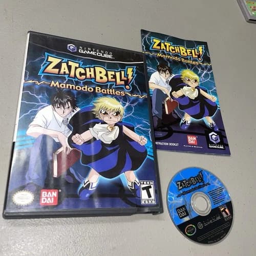 Zatch Bell Mamodo Battles Nintendo GameCube CIB Tested Working