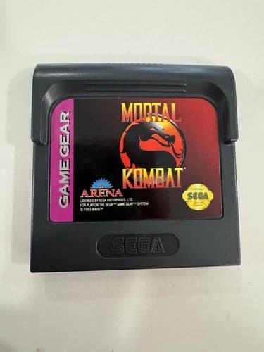 Mortal Kombat (Sega Game Gear, 1992) Game Cartridge Only - Tested Works