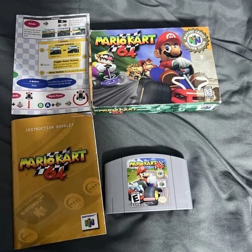 Mario Kart 64. CIB Complete. N64 Nintendo 64. Tested. Authentic. Very Good.