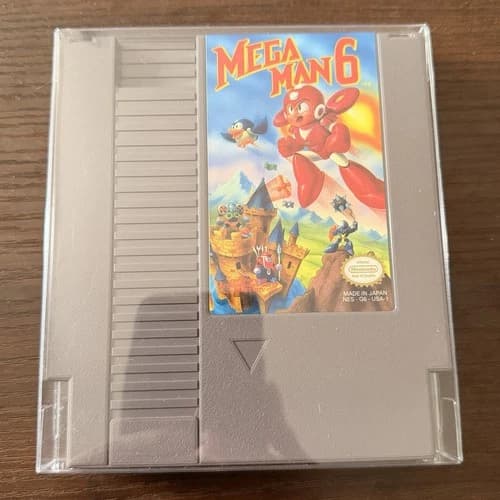 Mega Man 6 (Nintendo NES) Cart Only Clean with protector