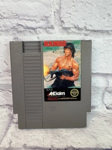 Rambo NES Video Game (Nintendo Entertainment System, 1988) Retro Tested, Works
