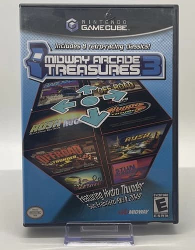 Midway Arcade Treasures 3 (Nintendo GameCube, 2005) Complete With Manual