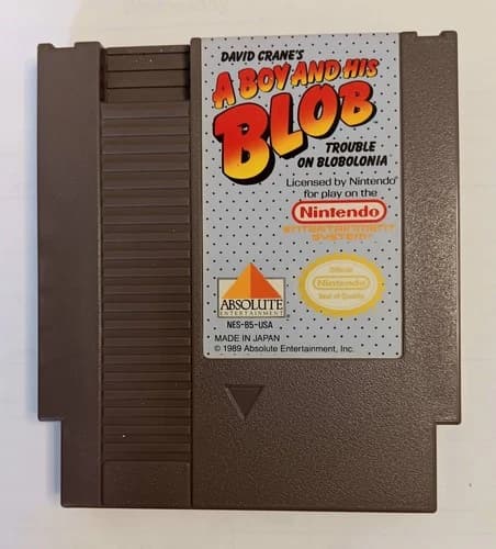 A Boy And His Blob: Trouble On Blobolonia NES Authentic Cleaned & Tested