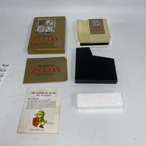 Nintendo NES Game The Legend of Zelda CIB Complete In Box