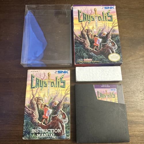 Crystalis - Nintendo NES - Complete in Box - Tested - Authentic