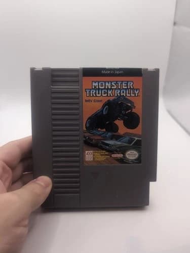 Monster Truck Rally Nintendo Entertainment System NES Authentic Tested Working