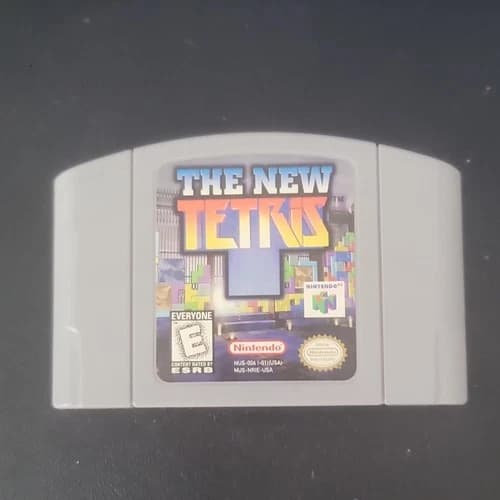Nintendo The New Tetris Nintendo 64 N64 Puzzle E NTSC-U/C Tetris Series