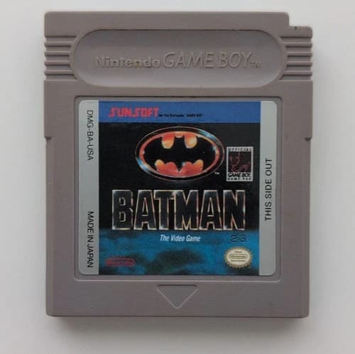 Nintendo Game Boy Batman: The Video Game Sunsoft - Tested