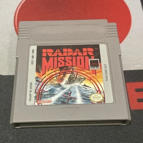 Radar Mission (Nintendo Game Boy, 1991) Tested