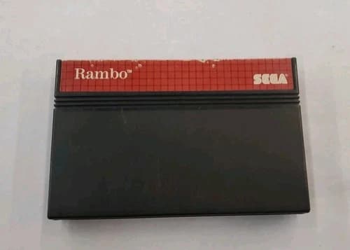 Rambo First Blood Part II Sega Master System Cart Only Tested -- S2G --