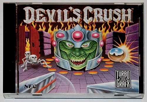 TurboGrafx-16 Devil’s Crush 1990 Complete With Case & Manual Tested & Working