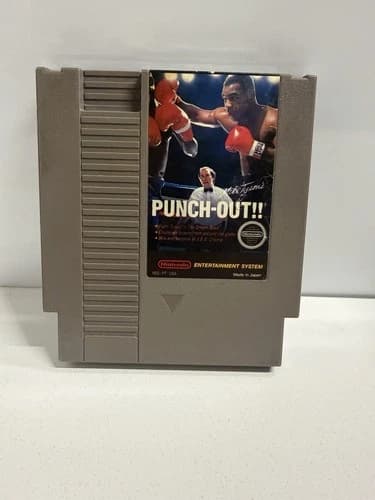 Mike Tyson Punch-Out Nintendo NES Cartridge Only Authentic Tested
