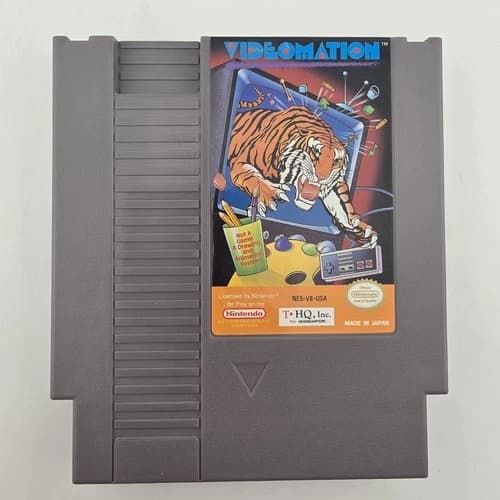 Videomation - Cart Only - Nintendo NES - Authentic - Actually Tested