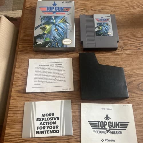 Top Gun, The Second Mission (Nintendo NES) Complete CIB