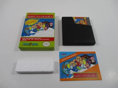 KUNG-FU HEROES Nintendo NES Game Complete In Box Authentic!