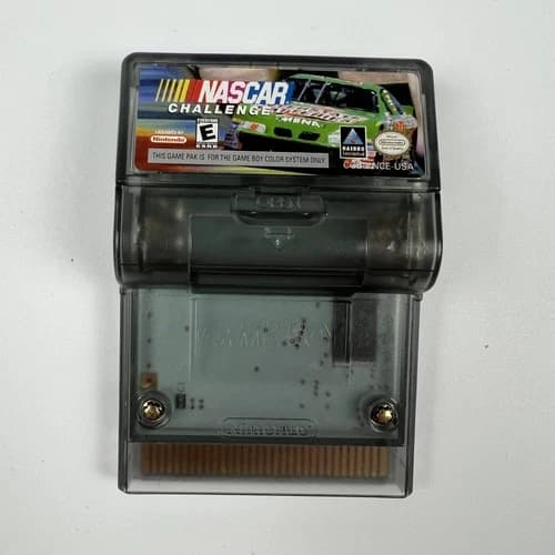 NASCAR Challenge (Nintendo Game Boy Color GBC) Original Game, Tested