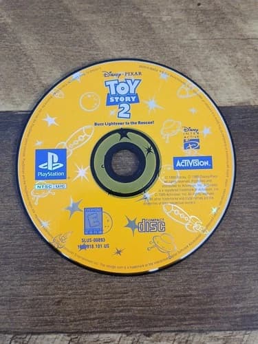 Toy Story 2: Buzz Lightyear to the Rescue (PlayStation 1, 1999) PS1 Game Only