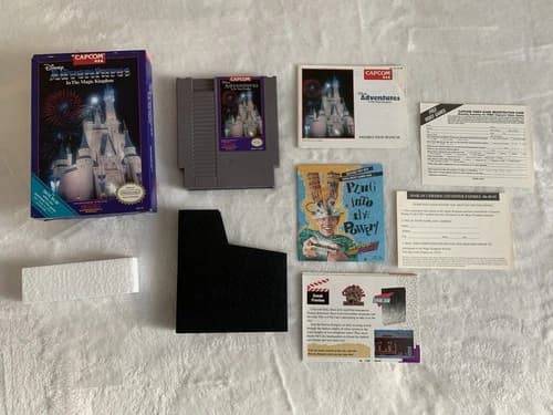 Disney Adventures in the Magic Kingdom (Nintendo NES, 1990) CIB Complete In Box