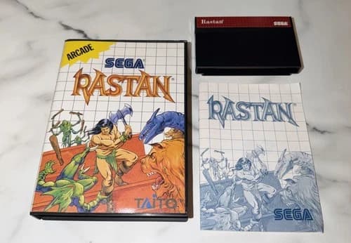 Rastan Sega Master System - CIB W/ Manual