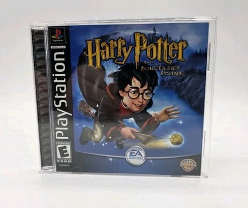 Harry Potter and the Sorcerer's Stone Black Label Playstation 1 PS1 Resurfaced