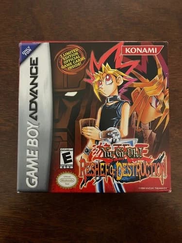 Yu-Gi-Oh Reshef of Destruction Nintendo Game Boy Advance CIB