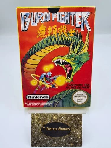 Nintendo NES Burai Fighter with original box and manual FAH
