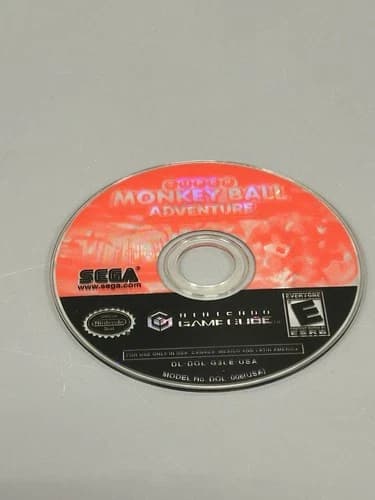 Super Monkey Ball Adventure (Nintendo GameCube, 2006) Game Disc Only - WORKS!