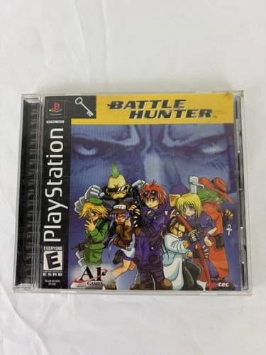 Battle Hunter PS1 Sony PlayStation Complete CIB TESTED 2001